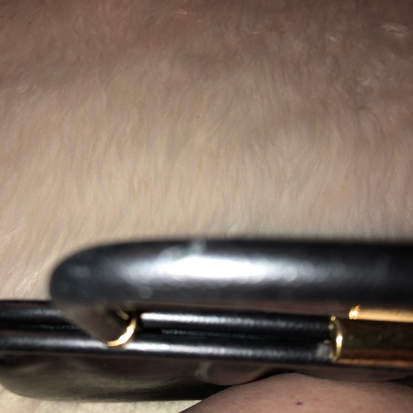 Vintage ANDE’ Black PU Leather Handle Clutch/Bag - Picture 4 of 9